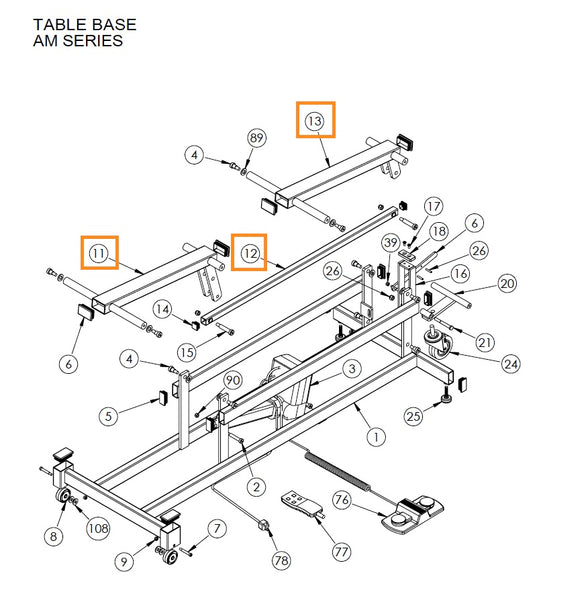 Armedica 19320 - Lifting Arm Retrofit Kit for an AM and AM-BA Tables (Includes Shipping!)