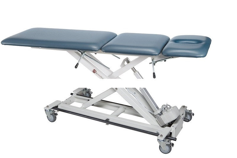 Armedica AM-BAX 3500 Three-Section w/ Non-Elevating Center Bar Activated Hi Low Treatment Table - Core Medical Equipment