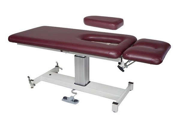 Armedica AM-SP 202 Two-Section Single Pedestal Hi Low Treatment Table - Core Medical Equipment